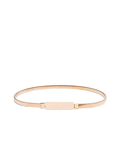 Ceinture extensible en métal à boucle carrée