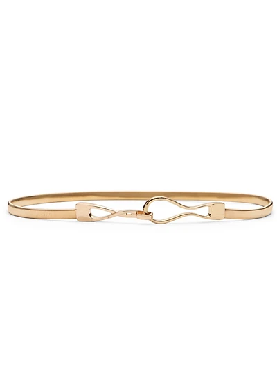 Stretch Metal Gold Belt