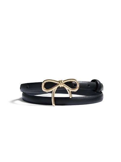 Metal Bow Buckle Belt