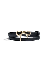 Metal Bow Buckle Belt