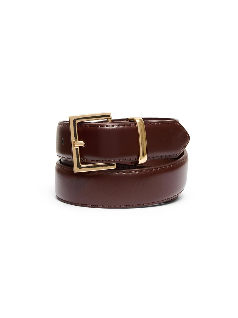 Paquet de 2 ceintures en faux cuir