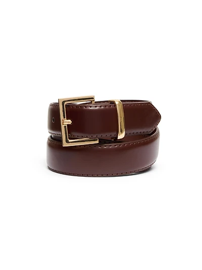 Paquet de 2 ceintures en faux cuir