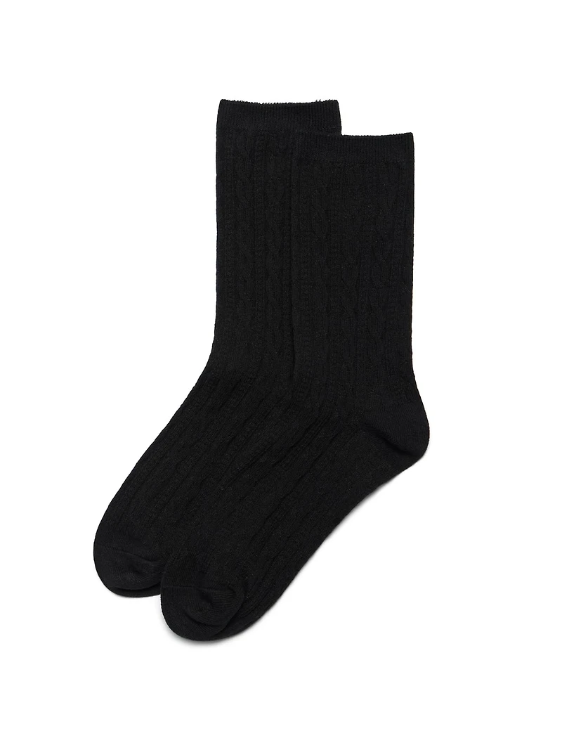 Mini Cable Crew Socks