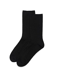 Mini Cable Crew Socks