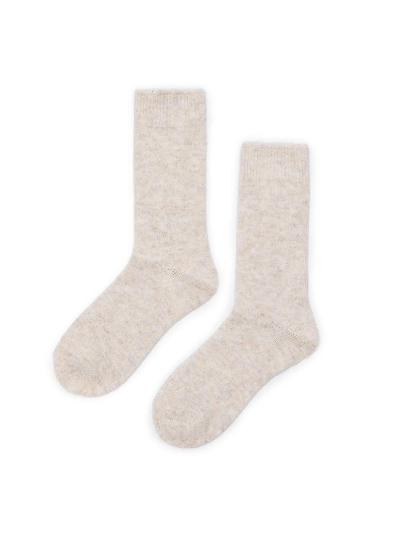 Chaussettes mi-mollet chinées