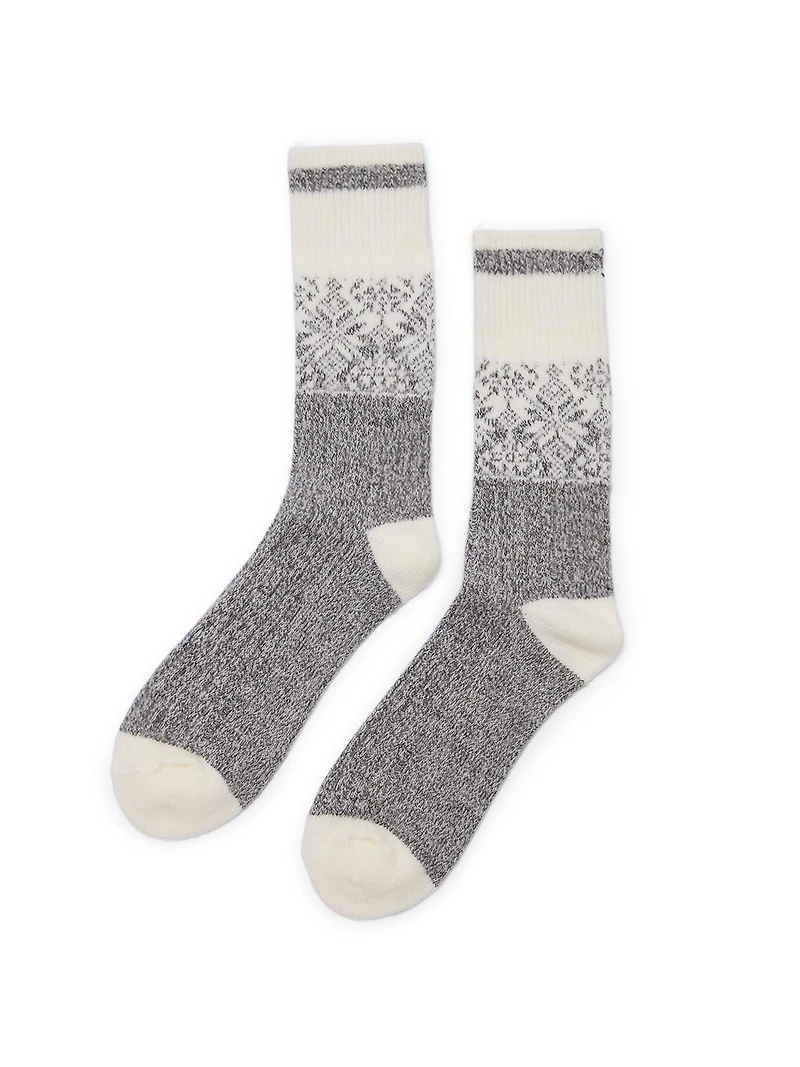 Chaussettes à motif nordique