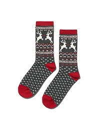 Reindeer Print Socks