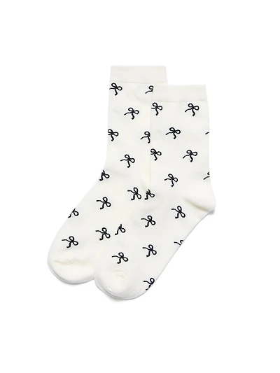 Chaussettes à imprimé de boucles