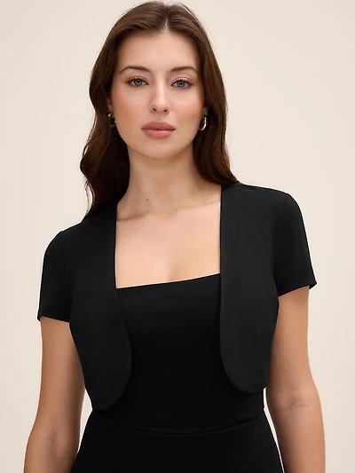 Boléro à manches courtes