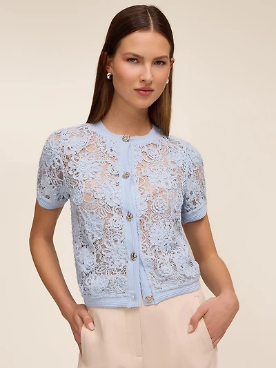 Floral Lace Cardigan