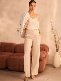 High-Waisted Wide-Leg Pant
