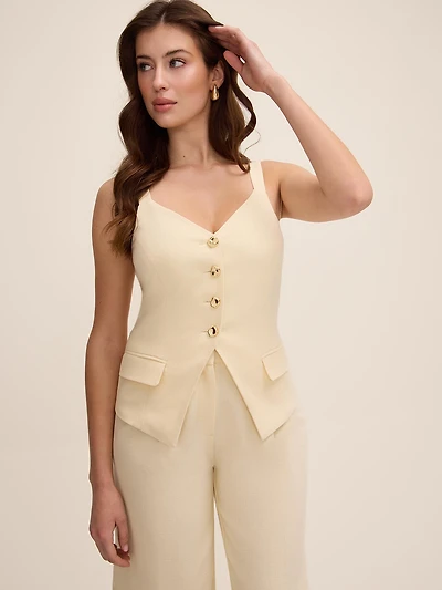 Veste texturée à motif quadrillé