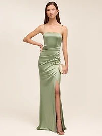 Satin Evening Gown