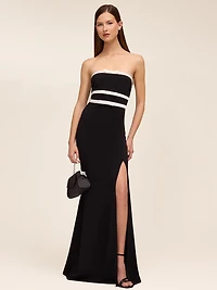Strapless Evening Gown