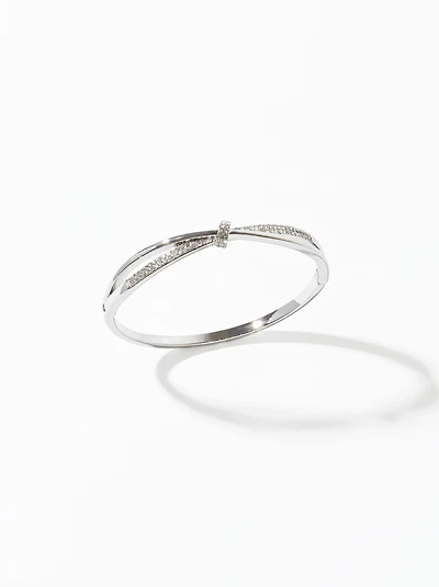 Bracelet jonc avec détail de boucle