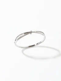 Bracelet jonc avec détail de boucle