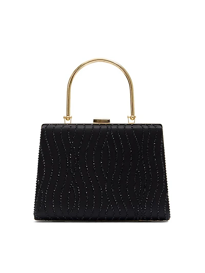 Satin Minaudiere With Jewels