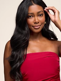 Strapless Bubble Hem Top