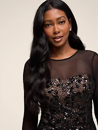 Haut bustier à paillettes