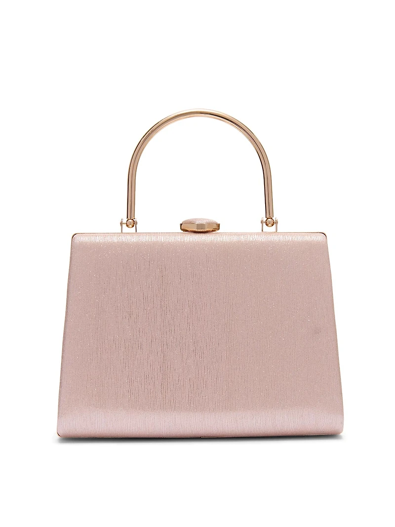 Faux-Leather Minaudiere