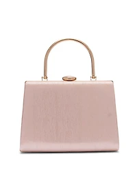 Faux-Leather Minaudiere