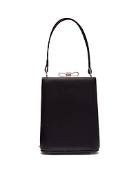 Satin Minaudiere With Jewelled Bow