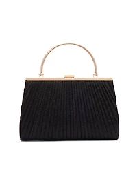 Pleated Glitted Minaudiere