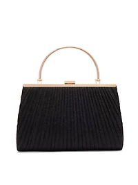 Pleated Glitted Minaudiere