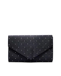 Satin Envelope Bag With Jewel Embellishments