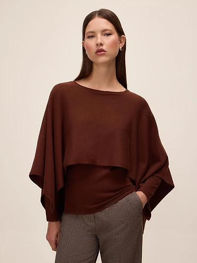 Cape Poncho Sweater