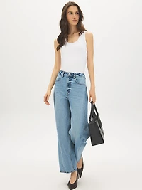 Camisole à col rond en coton biologique