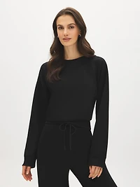Cloud Fleece Drop Shoulder Top