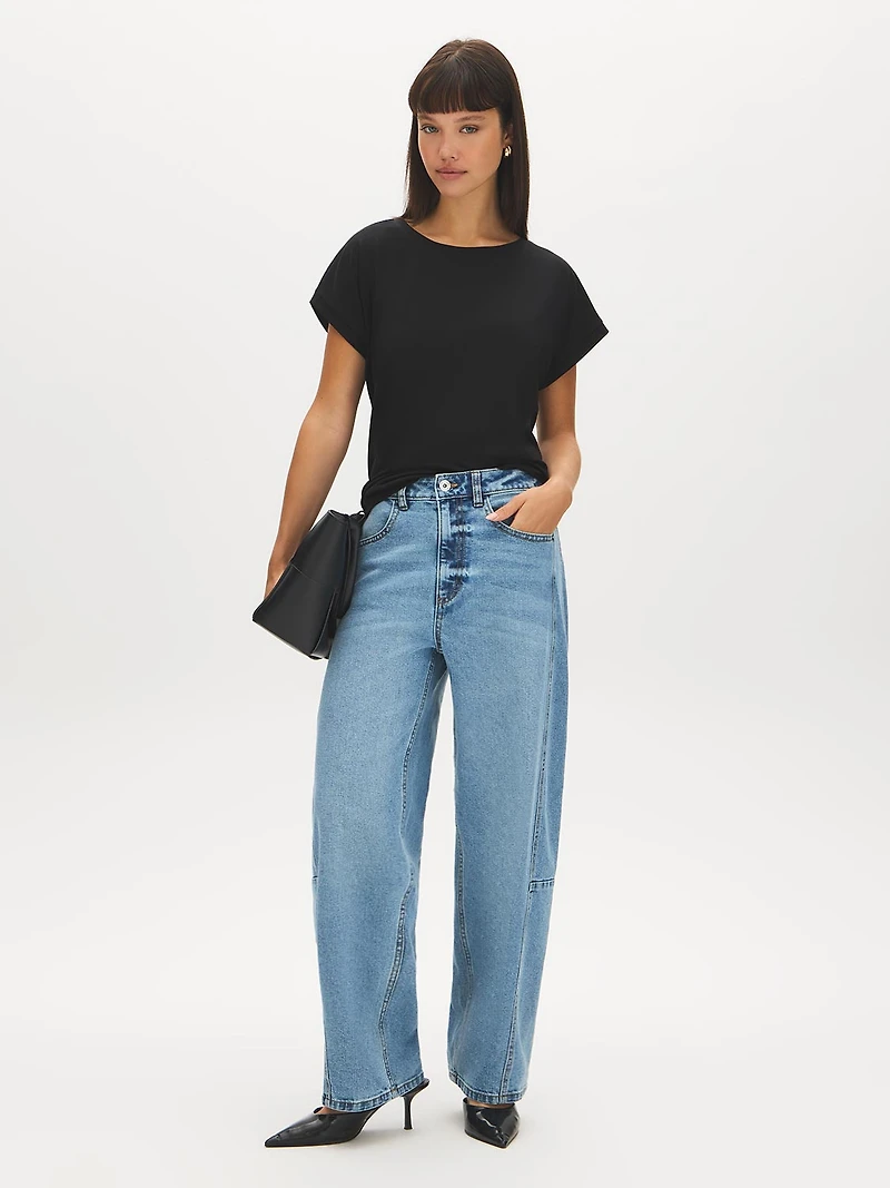 Dolman Sleeve Jersey Top