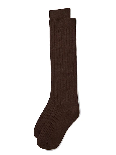 Chaussettes hautes unies