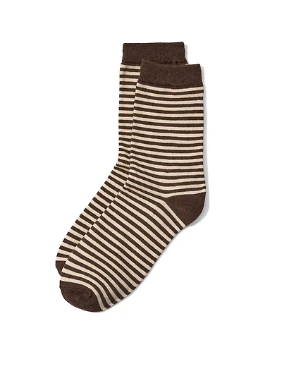 Chaussettes à petites rayures