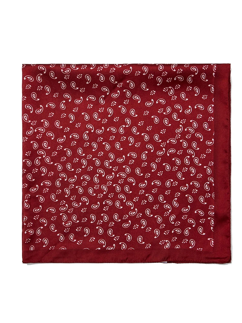 Paisley Silk-Like Scarf