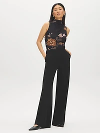 Pintuck Front Pants