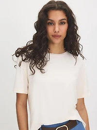 Soft Jersey Crew Neck T-Shirt