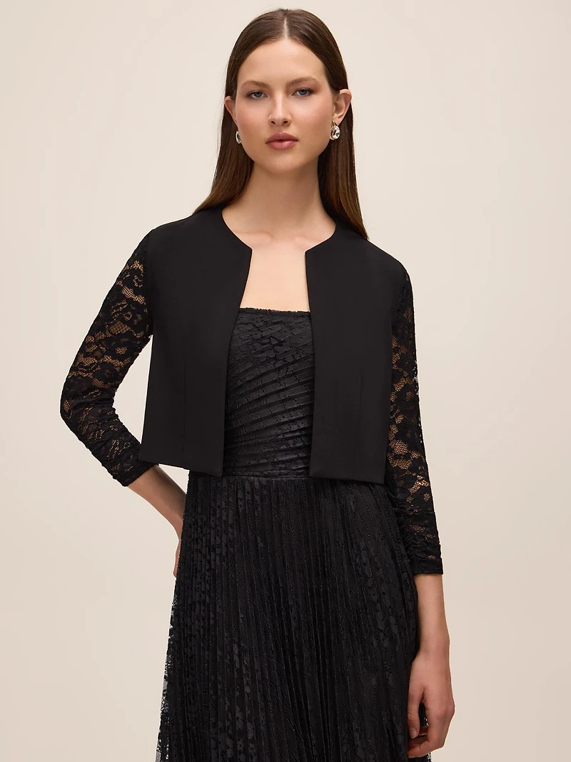 Bolero With Lace Sleeves