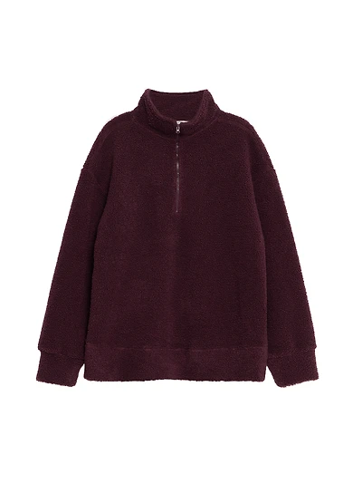 Quarter-Zip Sherpa Top