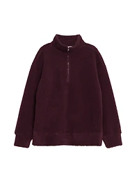 Quarter-Zip Sherpa Top