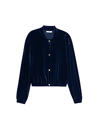 Blouson aviateur en velours