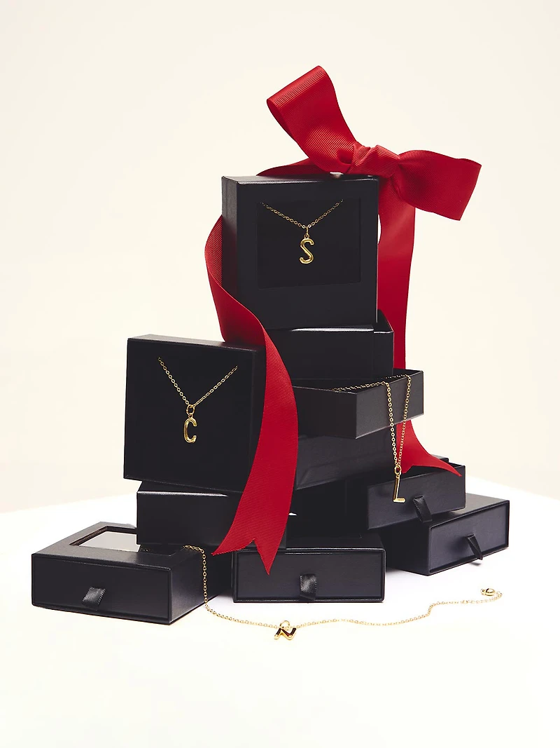 Collier avec initiale A