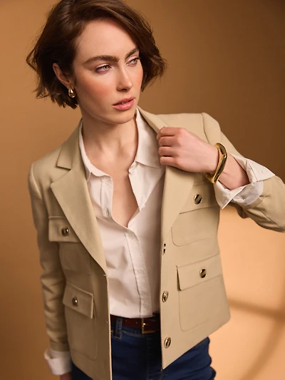 Blazer utilitaire avec poches