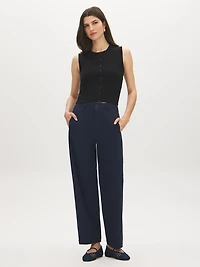High-Rise Barrel Leg Pants