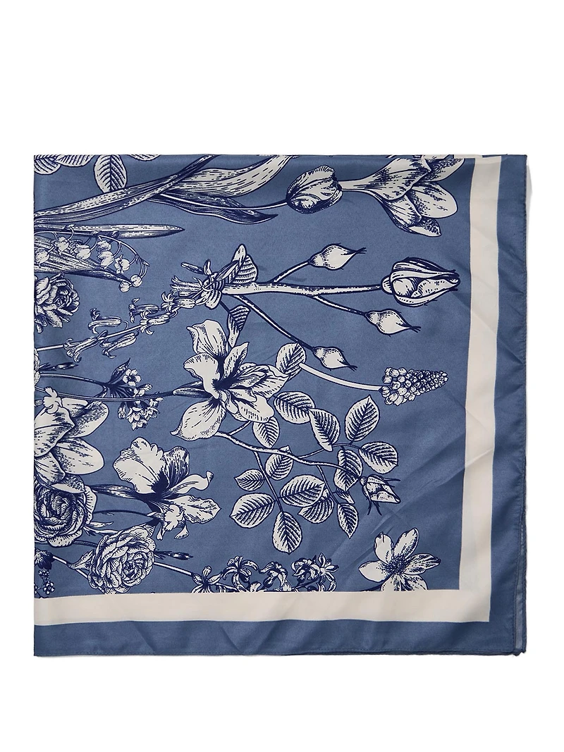 Printed Silk-Like Scarf
