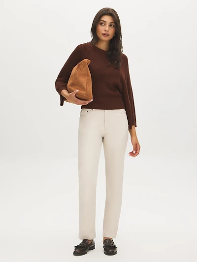 Ribbed Shaker Stitch Sweater