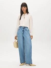 Swiss Dot Blouse