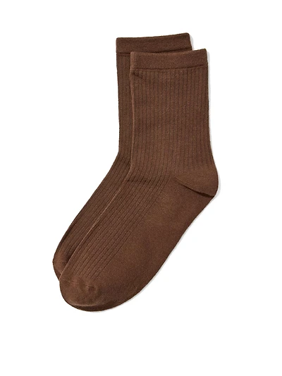 Chaussettes côtelées