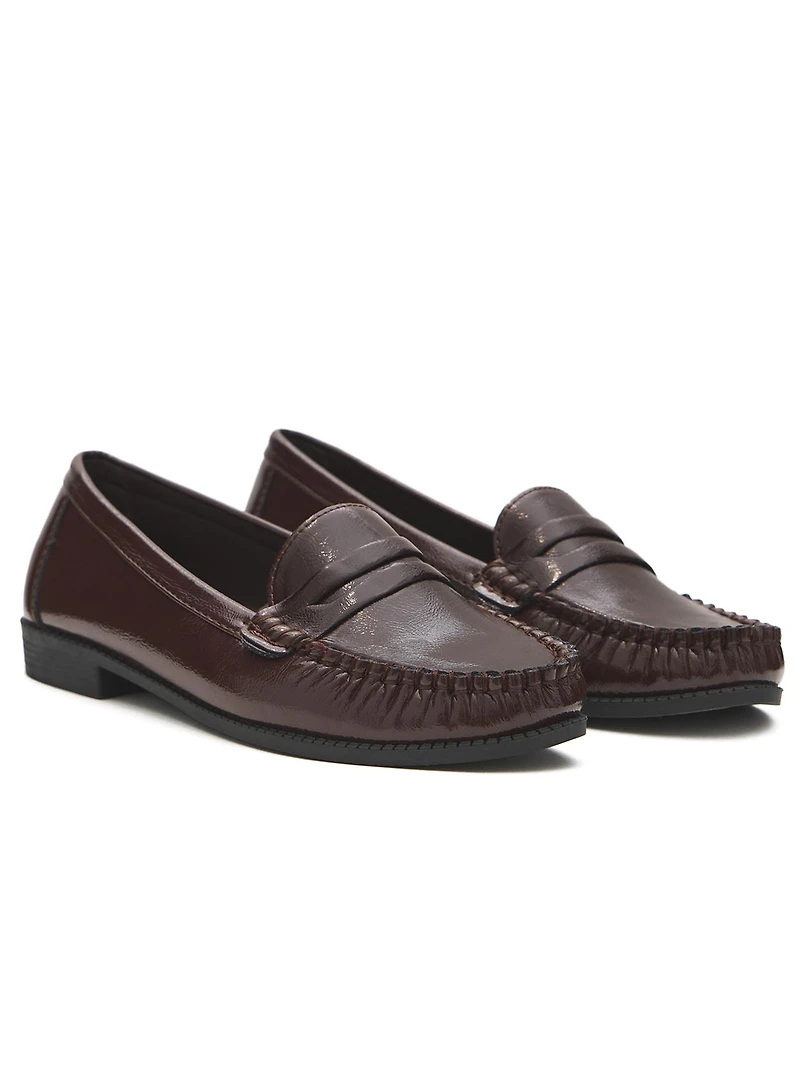 Mocassin classique en faux cuir